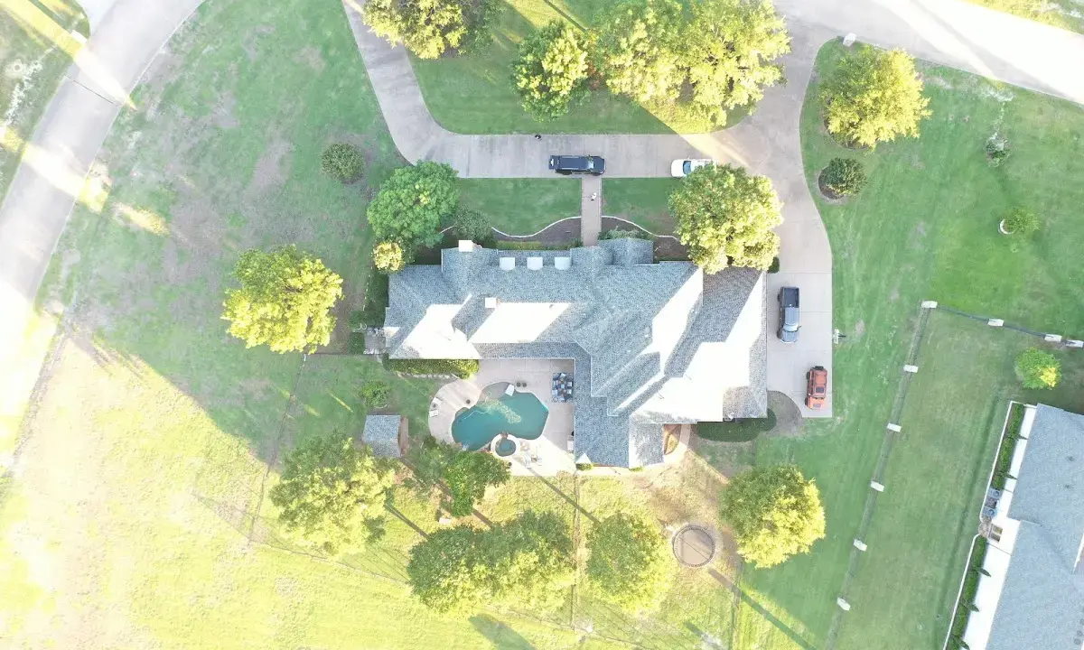 New shingle roof installation on a home in Carterville